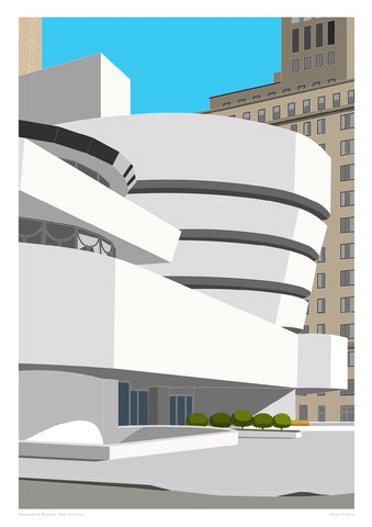 The Guggenheim Museum, NYC Art Print