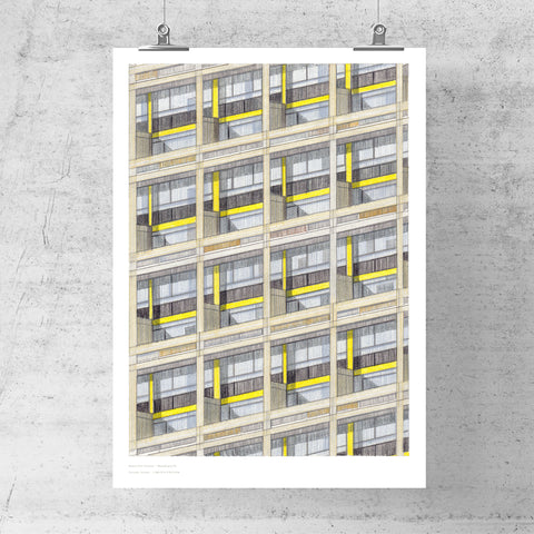 A3 Limited Edition of Hand Drawing - Wandsworth (10 only - 1 LEFT)