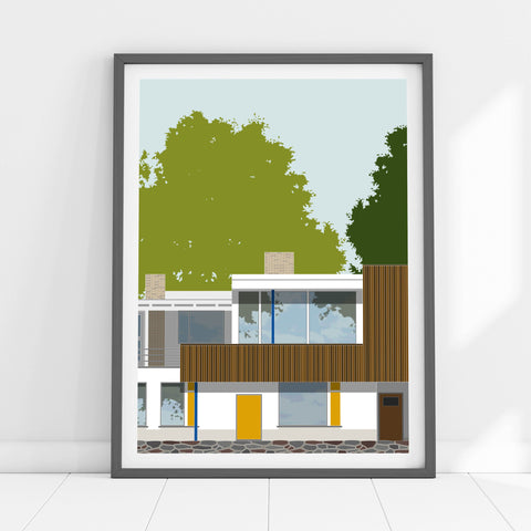 EX DISPLAY A2 Aalto House Art Print - 1 ONLY