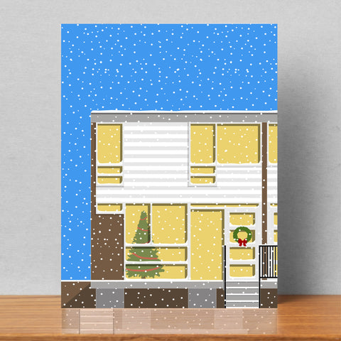 Christmas on South Row, Blackheath - Christmas Card (4 cards)