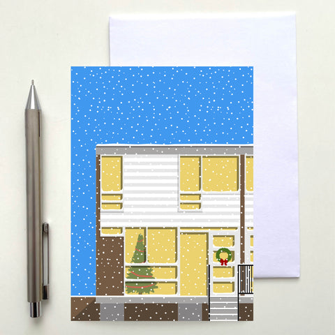 Christmas on South Row, Blackheath - Christmas Card (4 cards)