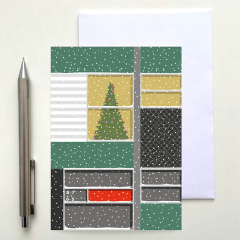 Christmas on the Hall Estate, Blackheath - Christmas Card (4 cards)