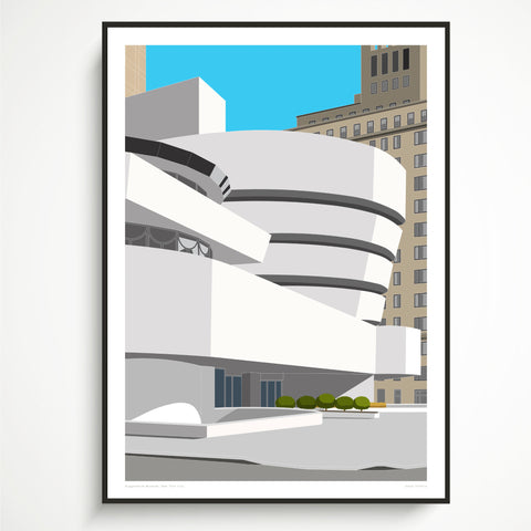 The Guggenheim Museum, NYC Art Print