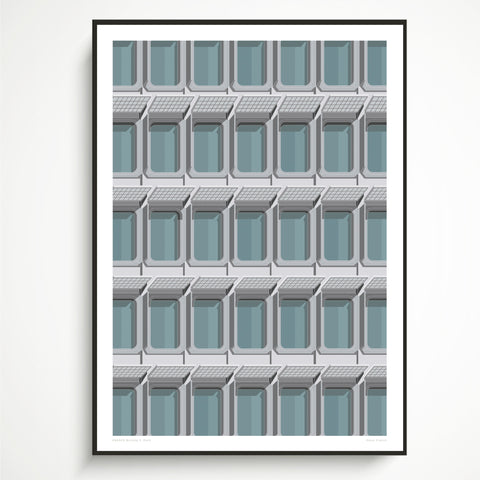 UNESCO Building V, Paris Art Print