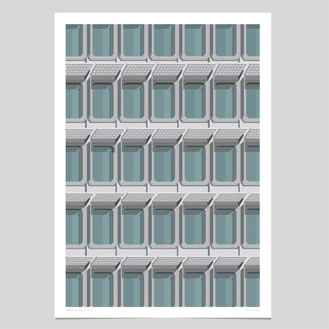 UNESCO Building V, Paris Art Print