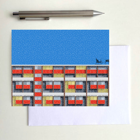 Basterfield House at Christmas - (4 cards)