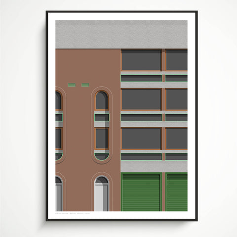 A2 Limited Edition - Wallside, Barbican Art Print  -  (30 only)