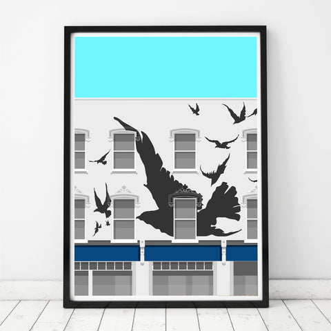 A2 Limited Edition - The Bird House, Leytonstone Art Print  -  (20 only - 12 left)