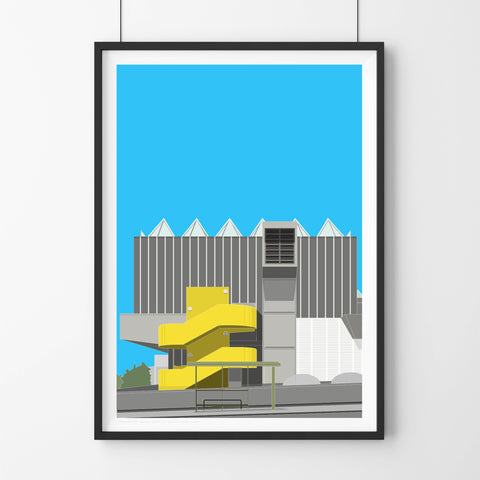 A2 Limited Edition  -  Hayward Gallery from Waterloo Bridge - (30 only)