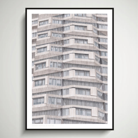 A2 Limited Edition of Hand Drawing - No. 1 Croydon, London - (30 only)